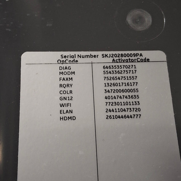 GE Healthcare MAC 5500 HD ECG without CAM Module