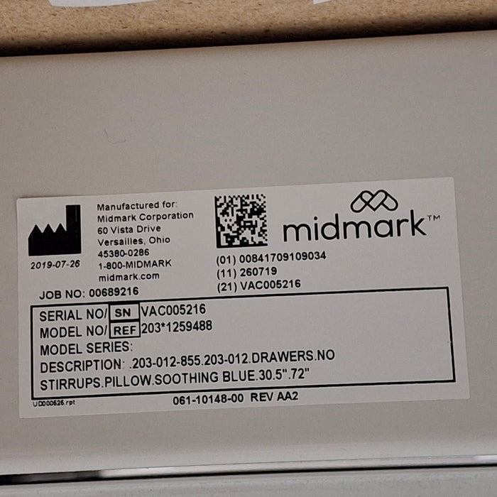 Midmark 203 Treatment Table