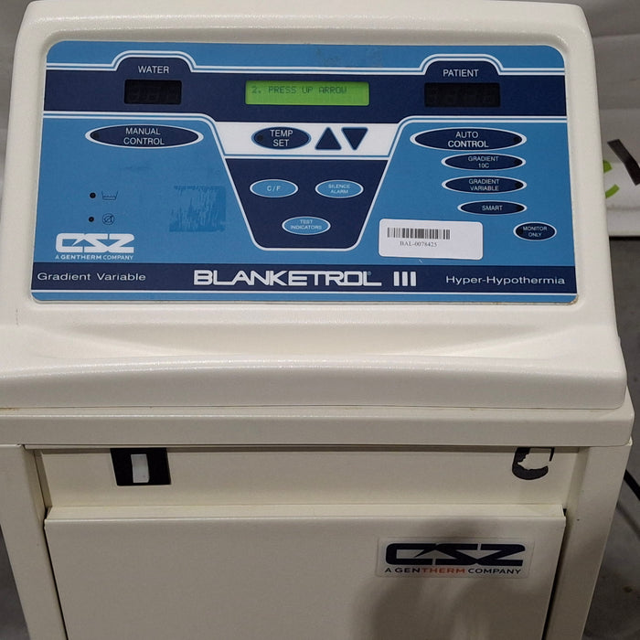 Cincinnati Sub-Zero CSZ Blanketrol III Hypothermia Unit