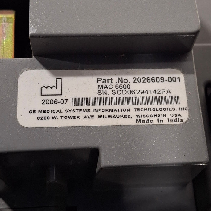 GE Healthcare MAC 5500 ECG without CAM Module