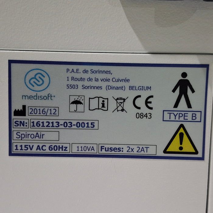Medisoft SpiroAir Pulmonary Function Testing Unit