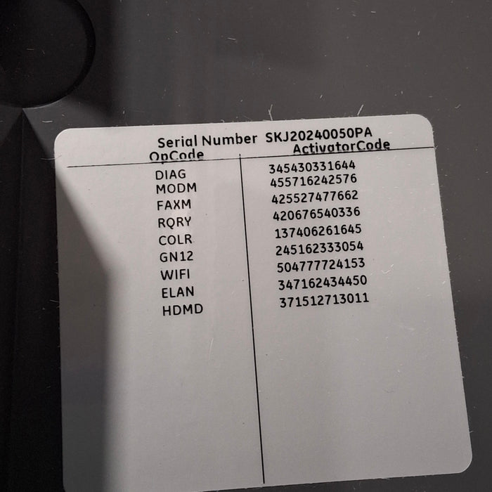 GE Healthcare MAC 5500 HD ECG without CAM Module