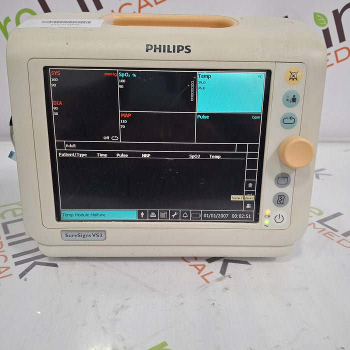 Philips Suresigns VS3 Vital Signs Monitor