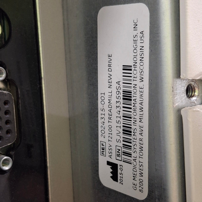 GE Healthcare Case P2 Series Console w/ T2100 Stress Test System