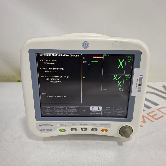 GE Healthcare Dash 4000 - GE/Nellcor SpO2 Patient Monitor