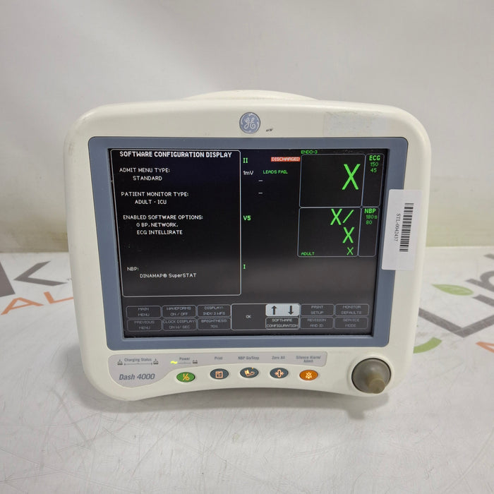GE Healthcare Dash 4000 - GE/Nellcor SpO2 Patient Monitor