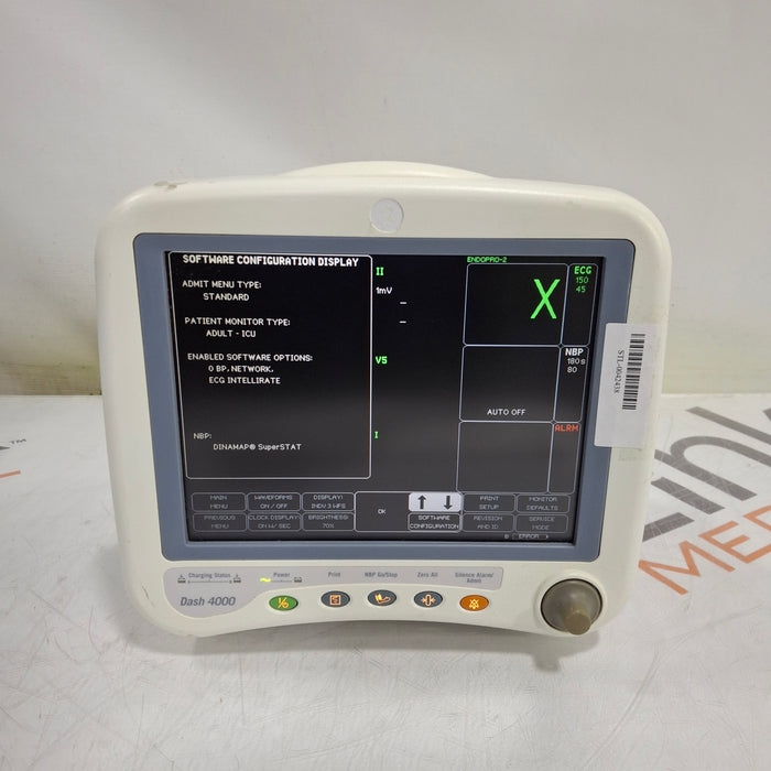 GE Healthcare Dash 4000 - GE/Nellcor SpO2 Patient Monitor
