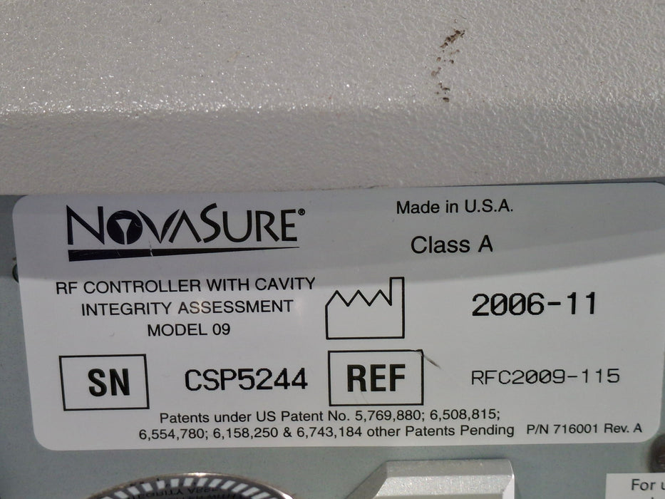 Hologic, Inc. NovaSure RFC2009-115 RF Controller