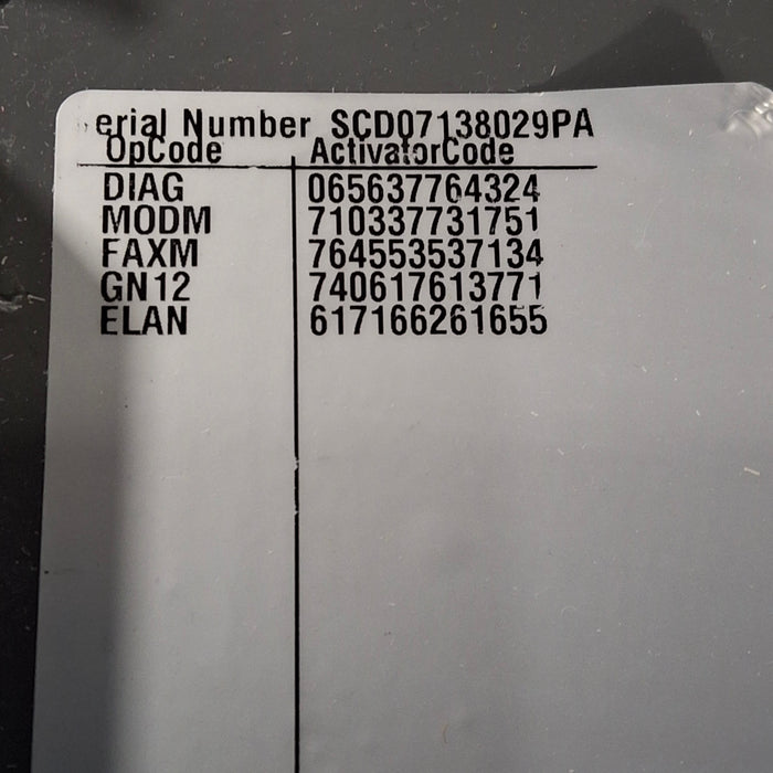 GE Healthcare MAC 5500 ECG without CAM Module