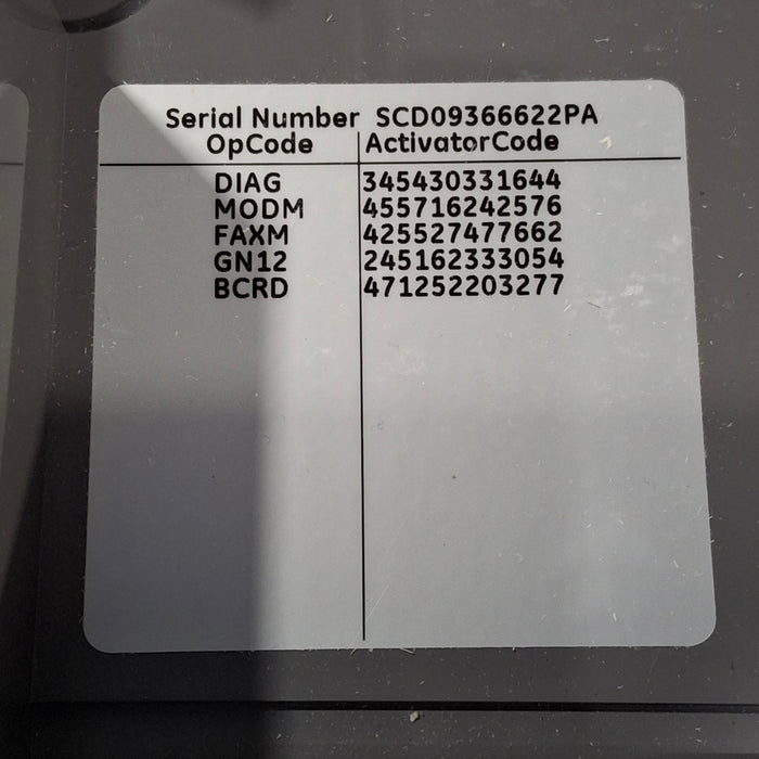 GE Healthcare MAC 5500 ECG without CAM Module