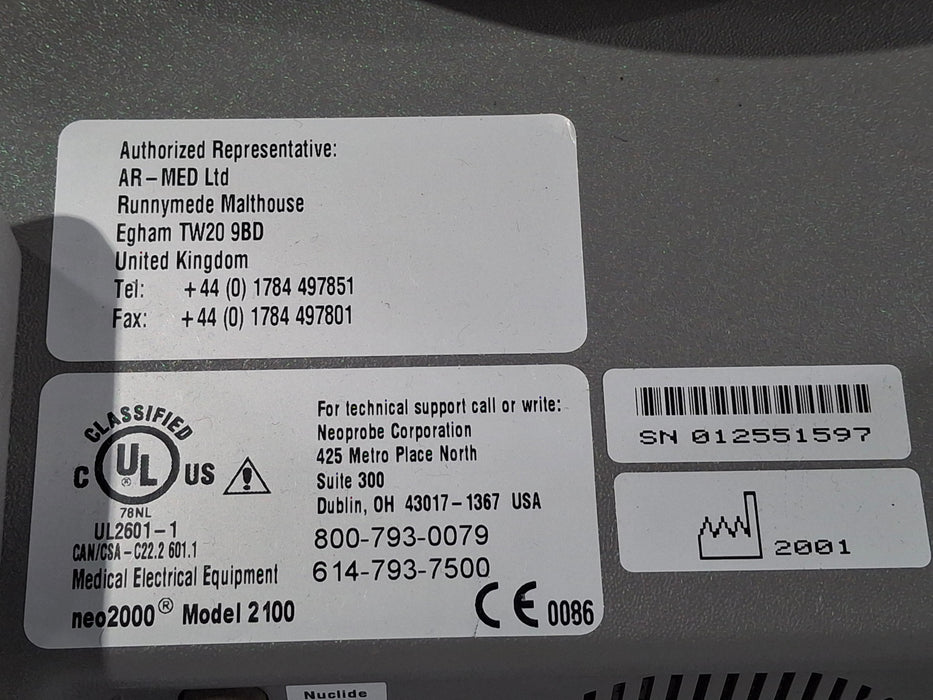 NeoProbe Neo2000 Gamma Detection System