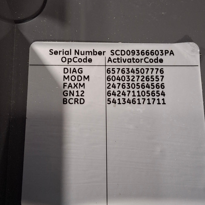 GE Healthcare MAC 5500 ECG without CAM Module