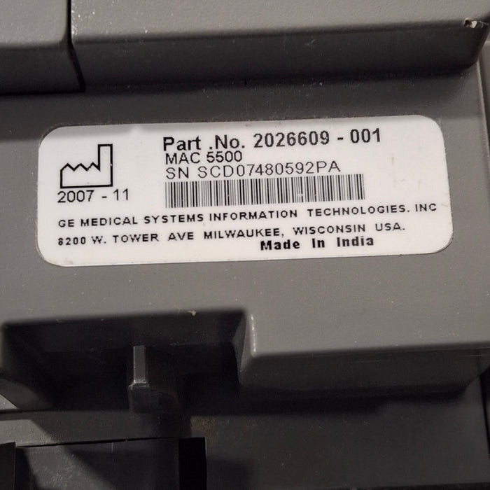 GE Healthcare MAC 5500 HD ECG without CAM Module