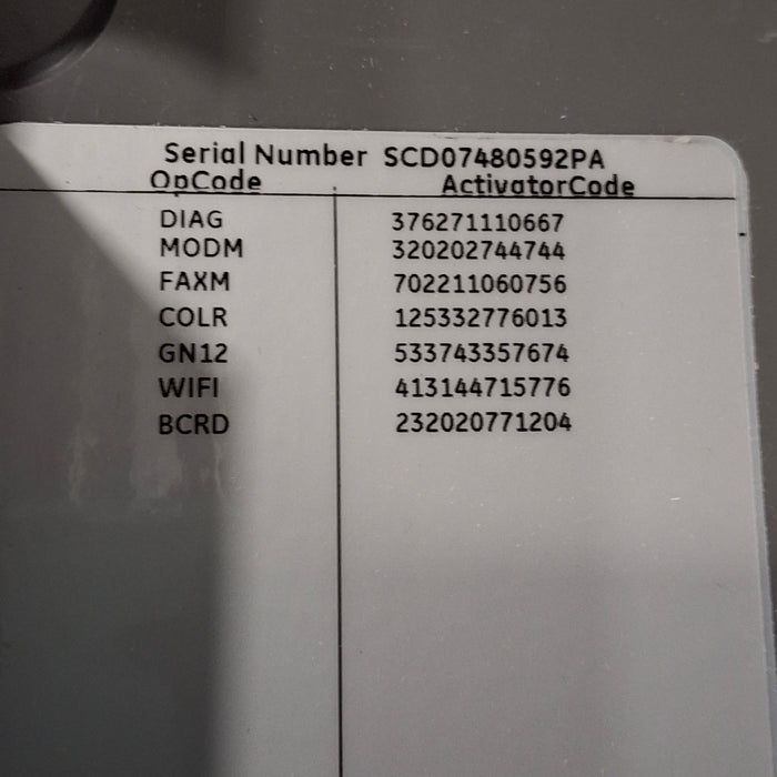 GE Healthcare MAC 5500 HD ECG without CAM Module