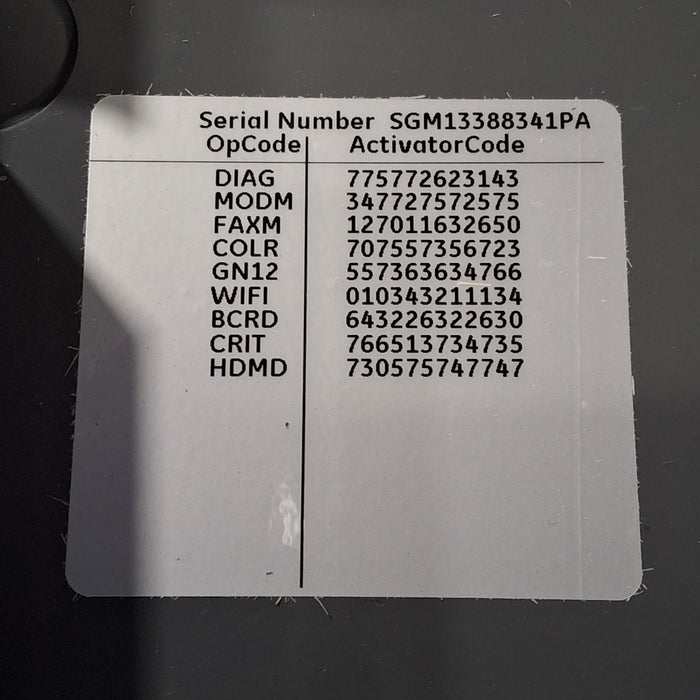 GE Healthcare MAC 5500 HD ECG without CAM Module