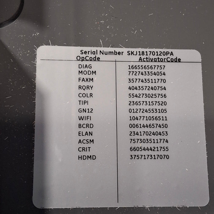 GE Healthcare MAC 5500 HD ECG without CAM Module