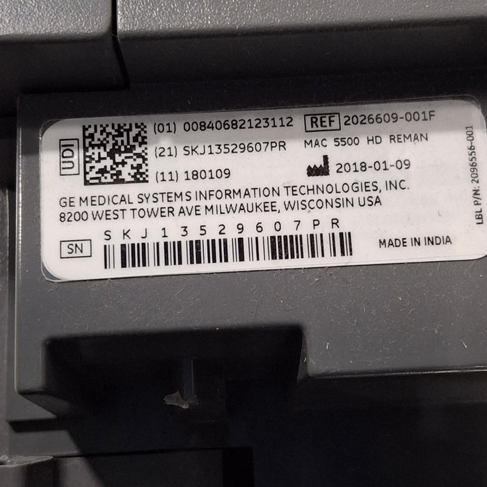 GE Healthcare MAC 5500 HD ECG without CAM Module