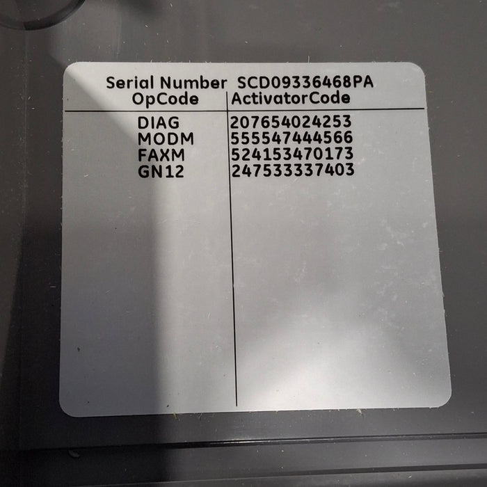 GE Healthcare MAC 5500 ECG without CAM Module