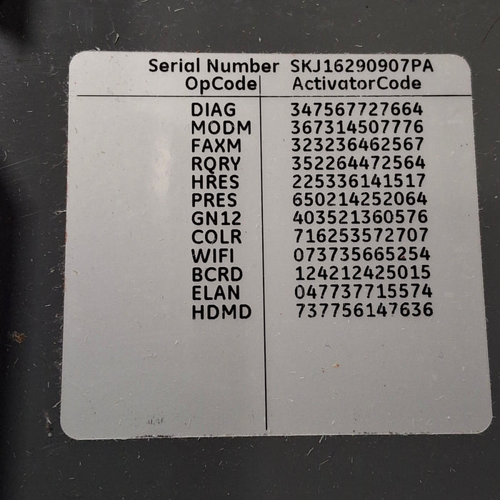 GE Healthcare MAC 5500 HD ECG without CAM Module