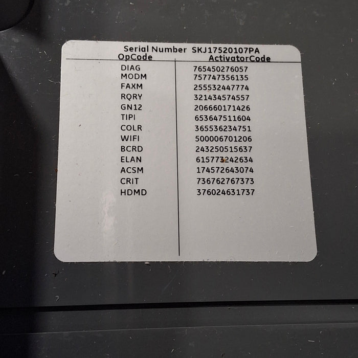 GE Healthcare MAC 5500 HD ECG without CAM Module