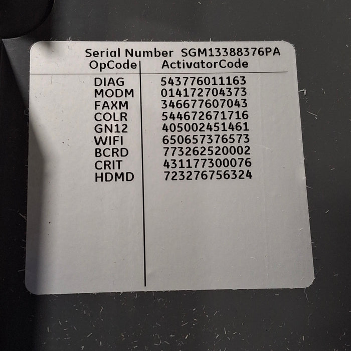 GE Healthcare MAC 5500 HD ECG without CAM Module