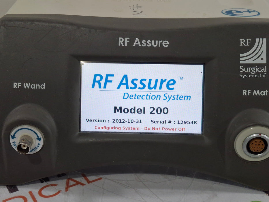 RF Surgical Systems Inc. Console- Model 200E RF Assure