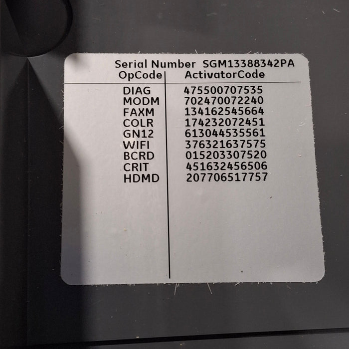 GE Healthcare MAC 5500 HD ECG without CAM Module