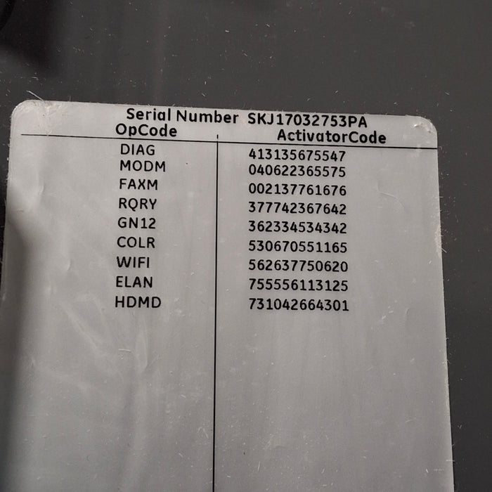 GE Healthcare MAC 5500 HD ECG without CAM Module