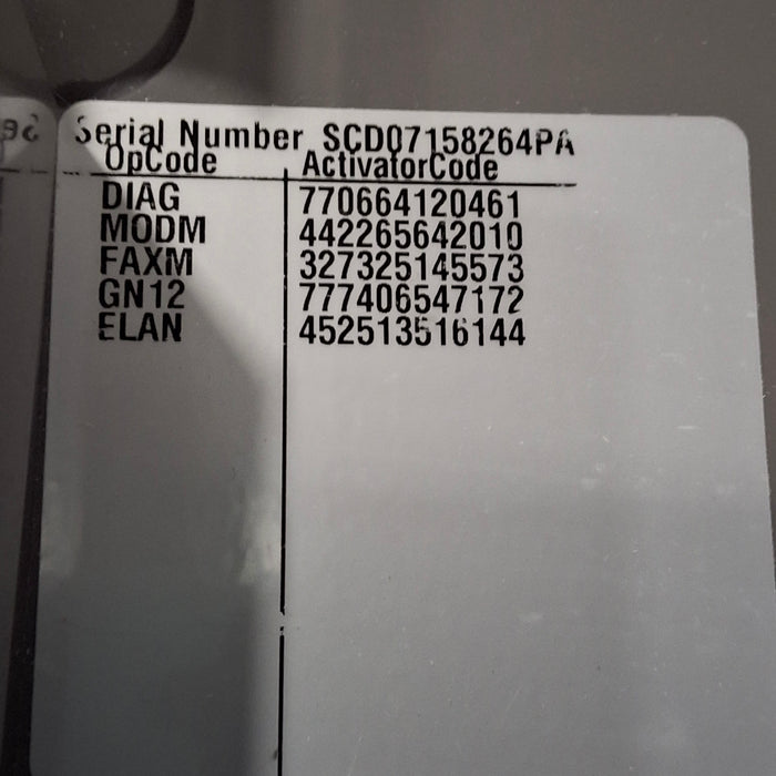 GE Healthcare MAC 5500 ECG without CAM Module