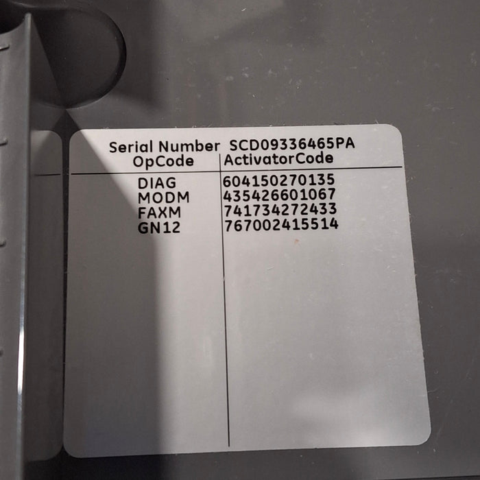 GE Healthcare MAC 5500 ECG without CAM Module