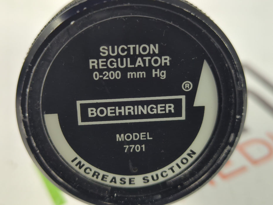 Boehringer Laboratories, Inc. Intermittent/Continuous Suction Regulator
