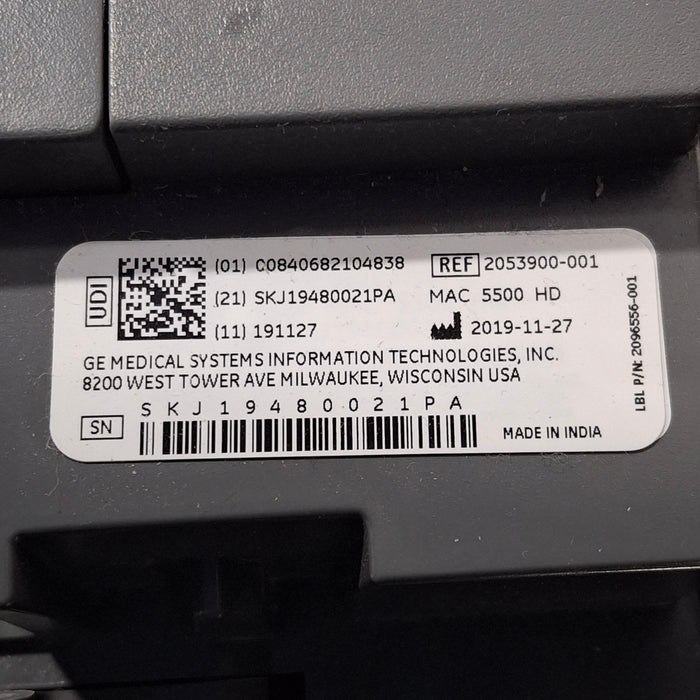 GE Healthcare MAC 5500 HD ECG without CAM Module