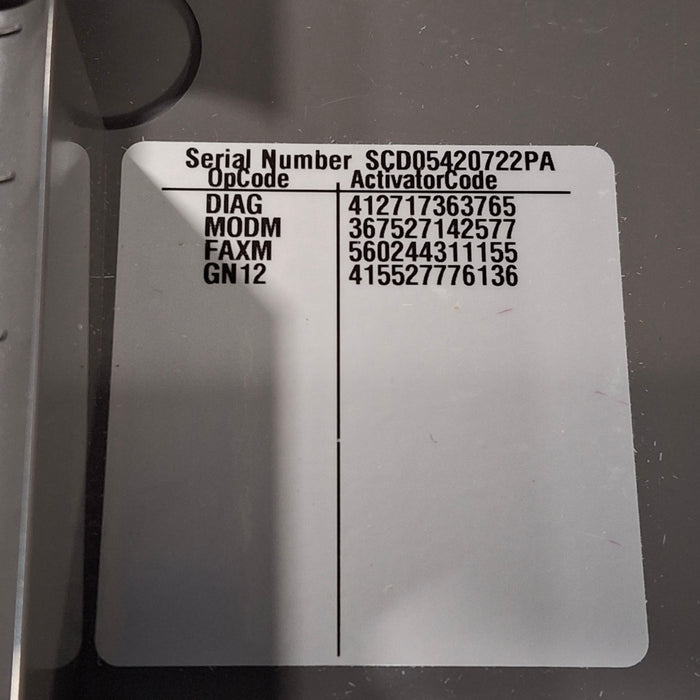 GE Healthcare MAC 5500 ECG without CAM Module