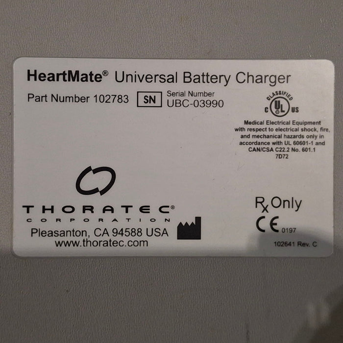 Thoratec Heart Mate Universal Battery Charger