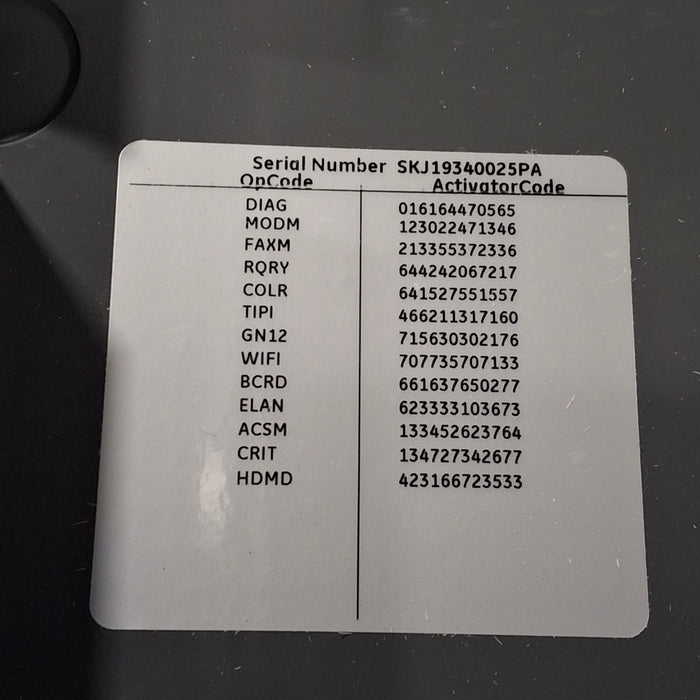 GE Healthcare MAC 5500 HD ECG without CAM Module