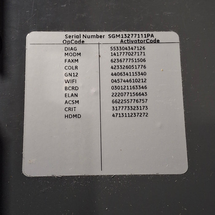 GE Healthcare MAC 5500 HD ECG without CAM Module