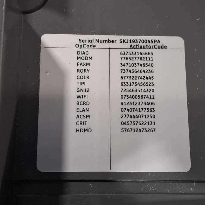 GE Healthcare MAC 5500 HD ECG without CAM Module