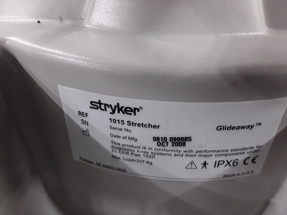 Stryker 1015 Big Wheel Glideaway Stretcher