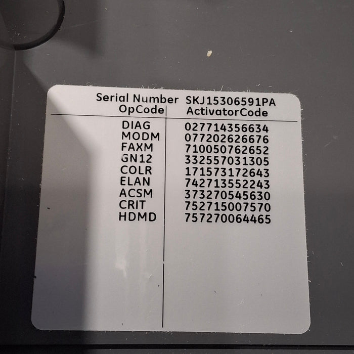 GE Healthcare MAC 5500 HD ECG without CAM Module