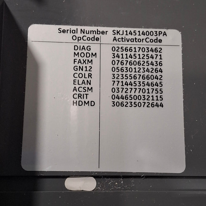 GE Healthcare MAC 5500 HD ECG without CAM Module