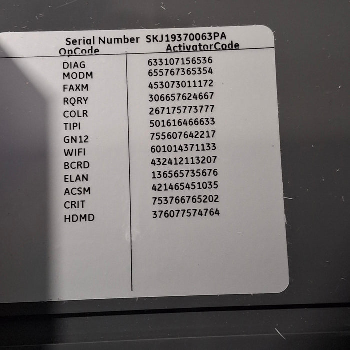 GE Healthcare MAC 5500 HD ECG without CAM Module