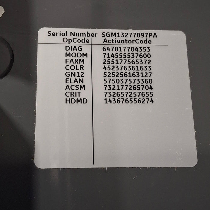 GE Healthcare MAC 5500 HD ECG without CAM Module