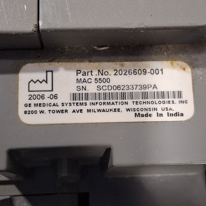 GE Healthcare GE Healthcare MAC 5500 ECG without CAM Module Cardiology reLink Online