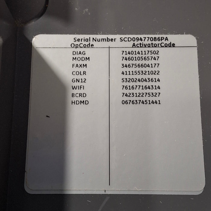 GE Healthcare MAC 5500 HD ECG without CAM Module