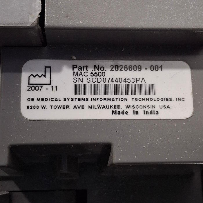 GE Healthcare MAC 5500 ECG without CAM Module