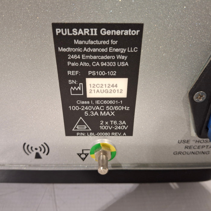 Medtronic PEAK Plasmablade Pulsar II Peak Surgery System