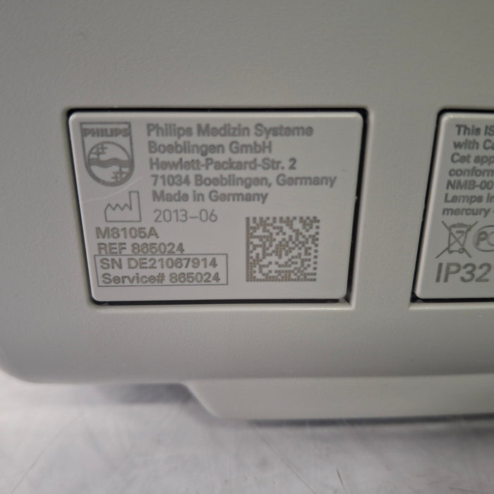 Philips Intellivue MP5 - ECG, Fast SpO2, NIBP Patient Monitor