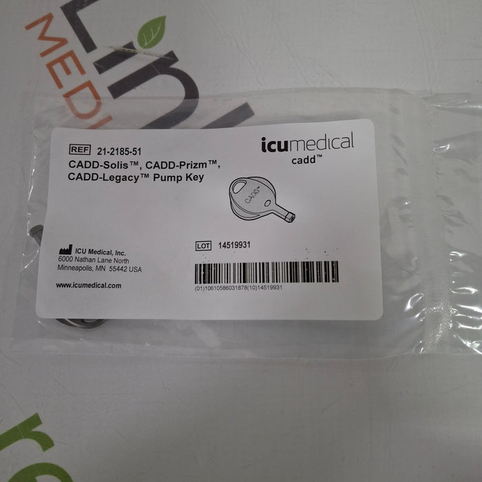ICU Medical, Inc. 21-2185-51 CADD Pump Security Key