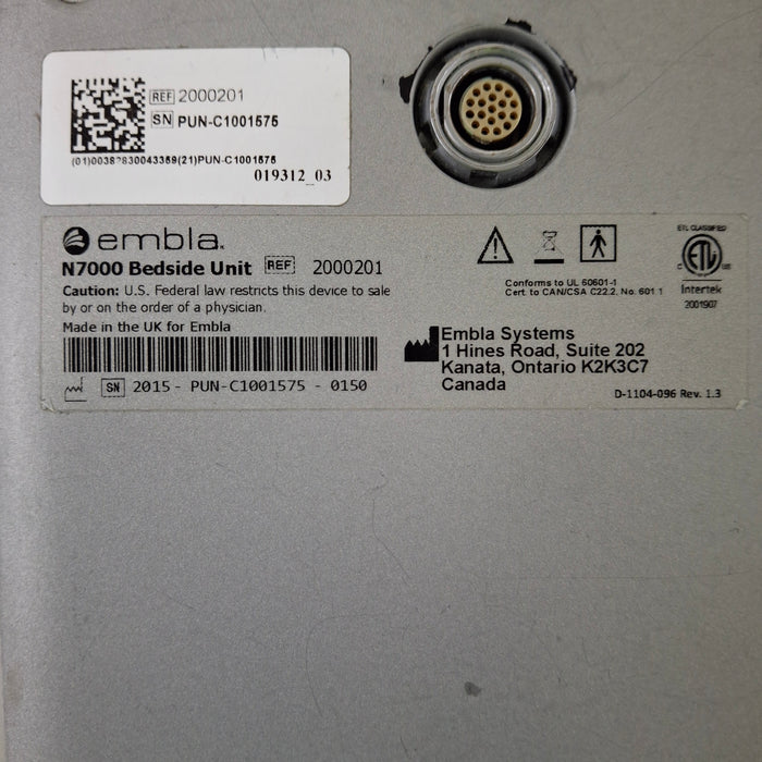 Embla N7000 Bedside Unit