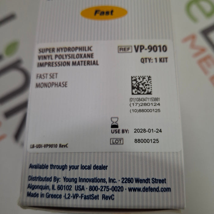Mydent VP-9010 Vinyl Polysiloxane Impression Material